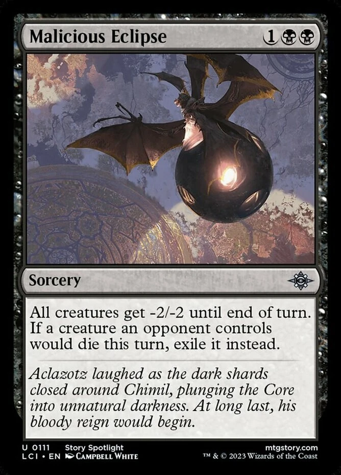 x1 Malicious Eclipse - Lost Caverns of Ixalan - NM - MTG - Image 1 of 1