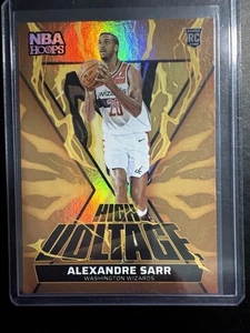 2024-25 Hoops High Voltage Holo Alexandre Sarr RC SP - Picture 1 of 2