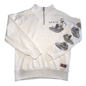 Star Wars Mando and Grogu Pullover Sweatshirt L Disney Theme Park Merchandise - Picture 1 of 13