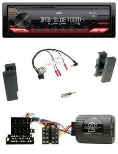JVC DAB Lenkrad Bluetooth USB Autoradio für Seat Leon 2002-2006 Toledo 2002-2004 - Bild 1 von 9