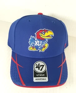 '47 Brand Kansas University Jayhawks Blue Adjustable Hat Cap OSFA NEW - Picture 1 of 5