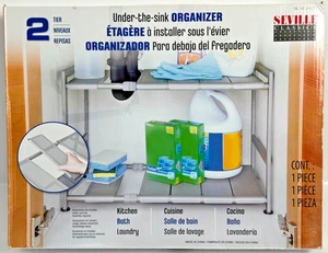 Saville Classics Unter Waschbecken Organizer 2 Ebenen Neu im Karton - Bild 1 von 5