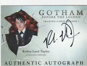 Cryptozoic Gotham Season 1 Robin Lord Taylor Autograph RLT Oswald Cobblepot - Picture 1 of 1