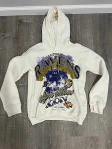 Abercrombie Kids Baltimore Ravens Super Bowl Vintage Hood Sweatshirt 13/14 - Picture 1 of 2