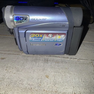 Panasonic Palmcorder PV-GS12 Mini DV Camcorder UNTESTED . NO CHARGER - Image 1 of 4