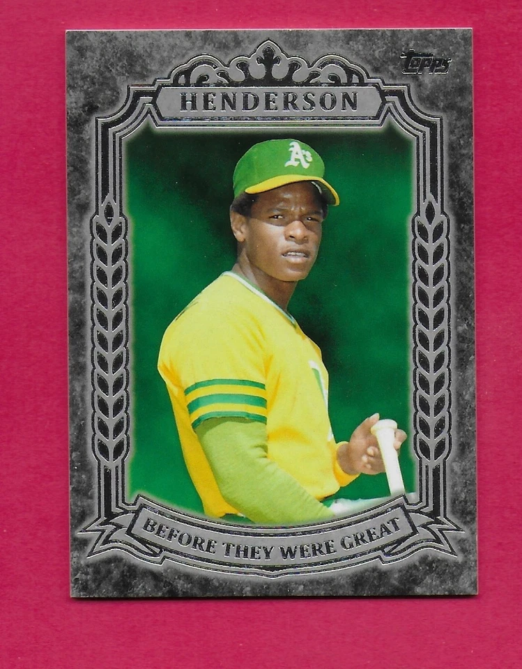 Insertos/paralelos Rickey Henderson Topps - TÚ ELIGES - CASI NUEVO Foto 1 de 1