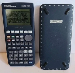 Casio FX 1.0 PLUS Algebra Calculator WORKS Shows Wear See Pics/Desc - Picture 1 of 6