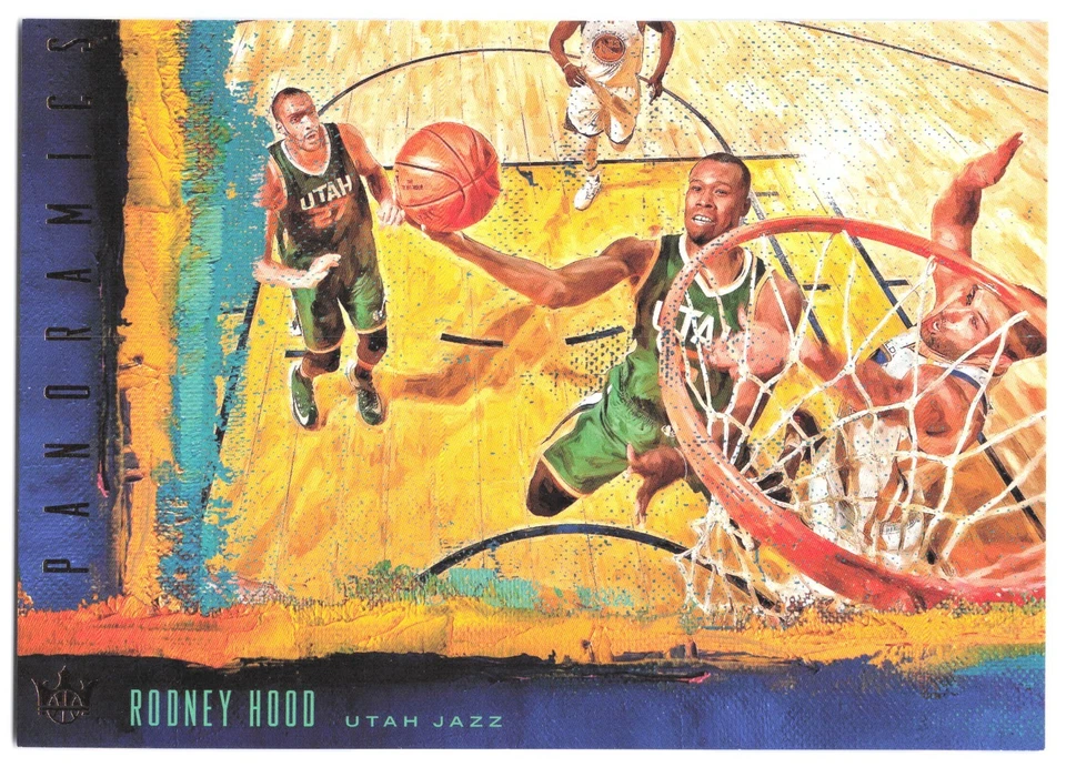2017-18 Panini Court Kings - Panoramics - Rodney Hood #20 Jumbo 5x7 Box Topper - Image 1 of 2