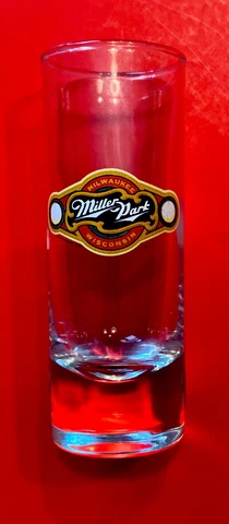 MILLER PARK MILWAUKEE BREWERS Tall Large Double Shot Glass MLB Baseball RARE Cover