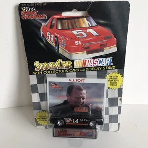 Racing Champions NASCAR StockCar Collectors Card and Display Stand A.J. Foyt - Picture 1 of 17