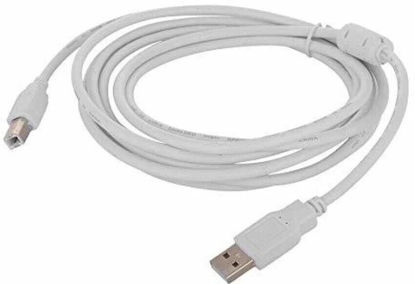 USB B To USB A 2.0 PRINTER CABLE EPSON XP3205 WF4820 WF7830 ET1810 ET4800  - Image 1 of 1