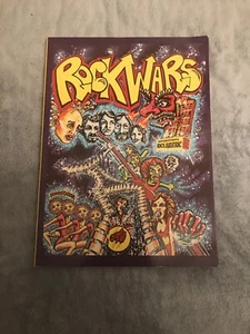 RARE ROCK WARS COMIC STYLE GRAPHIC NOVEL MAGAZINE SIZE!! - Picture 1 of 12