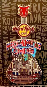 Prendedor de guitarra Hard Rock Café Piccadilly Circus Country Colors City Tee 2020 - Imagen 1 de 1