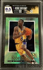 1996-97 Skybox E-X2000 Kobe Bryant Rookie card #30 RC Lakers HGA 8.5
