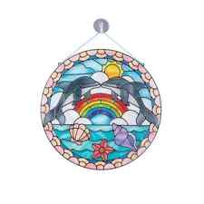 Stained Glass Craft Kit: Dolphins 180+ Stickers Melissa & Doug 