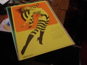 Jim Steranko Vintage1973  SUPERGIRLS Calendar Page Poster JANUARY 10.5x17 - Picture 1 of 4