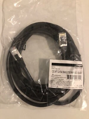 C2G, 00714, 9ft Cat6A Snagless Shielded Network Patch Cable Black.... ....LSS-21 - Image 1 of 2