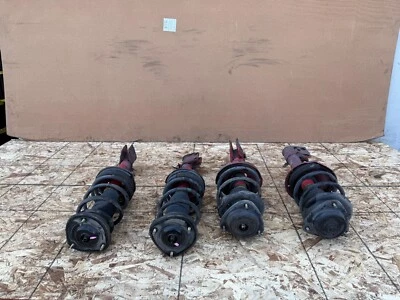 SUBARU WRX STI 2004-2007 OEM DELANTERO TRASERO IZQUIERDO DERECHO AMORTIGUADORES CONJUNTO MONTAJE Foto 1 de 4