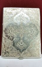 Antique Decorated silver 84 Cigarette Case, Price Reduced