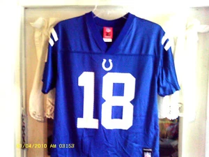Indianapolis Colts reebok Jersey (Peyton Manning #18) Youth Size-Large (14-16)  - Picture 1 of 5