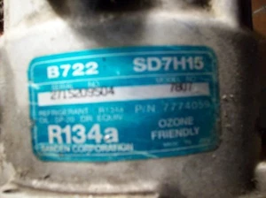 COMPRESSORE CLIMA A/C SANDEN B722 SD7H15 7807 - Foto 1 di 1
