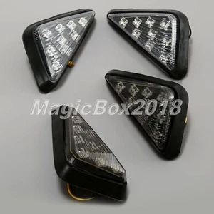 1 Pair 10mm Motorcycle Sidemarker LED Turn Signal Indicator Blinker Amber Lights - Picture 1 of 7