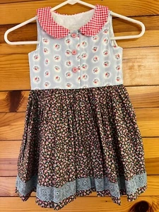 Matilda Jane Platinum Deer Ridge Laverne Dress Girls # 5 of 7 Size 4 - Picture 1 of 4