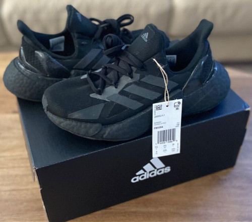 Scarpe da corsa ADIDAS x9000L4 ragazzo ragazza bambini grandi boost triple nere taglia 4 FW9294