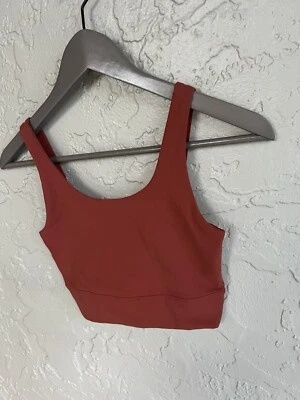 Nike Dri-Fit Sports Bra Running Yoga Fitness Athletic Womens size XS Salmon Red - Image 1 of 4