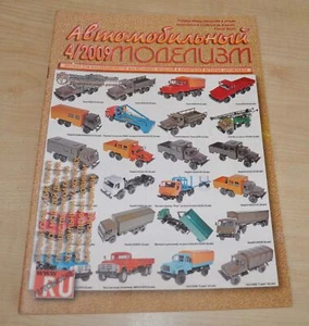 Revista Auto Modelismo 4/09 1/43 Rusa URSS Soviética Coche Camión Autobús Diecast GAZ - Imagen 1 de 9