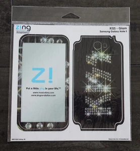KISS Glam First Album Logo Samsung Galaxy Note II Skin - Picture 1 of 1