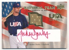 2008 Upper Deck USA National Team Autographs Red #JD Jordan Danks /50