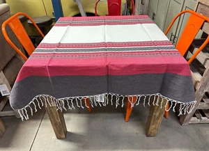 Tablecloth from Oaxaca Mexico made with Handloom fabric. - Picture 1 of 7