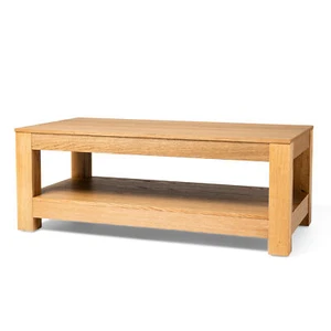 Maven Lane Paulo Wooden Coffee Table in Weathered Natural Finish (Open Box) - Picture 1 of 6
