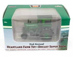2021 SpecCast 1:64 OLIVER Model 1855 Tractor w/CAB GREEN CHROME *HEARTLAND SHOW - Picture 1 of 2