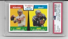 2005 TOPPS HERITAGE #TN2 BRADY/MONTANA THEN AND NOW PSA 10 GEM MINT