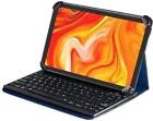 Navitech Blue Bluetooth Keyboard Case For Intex I-Buddy IN-7DD01 7" Tablet