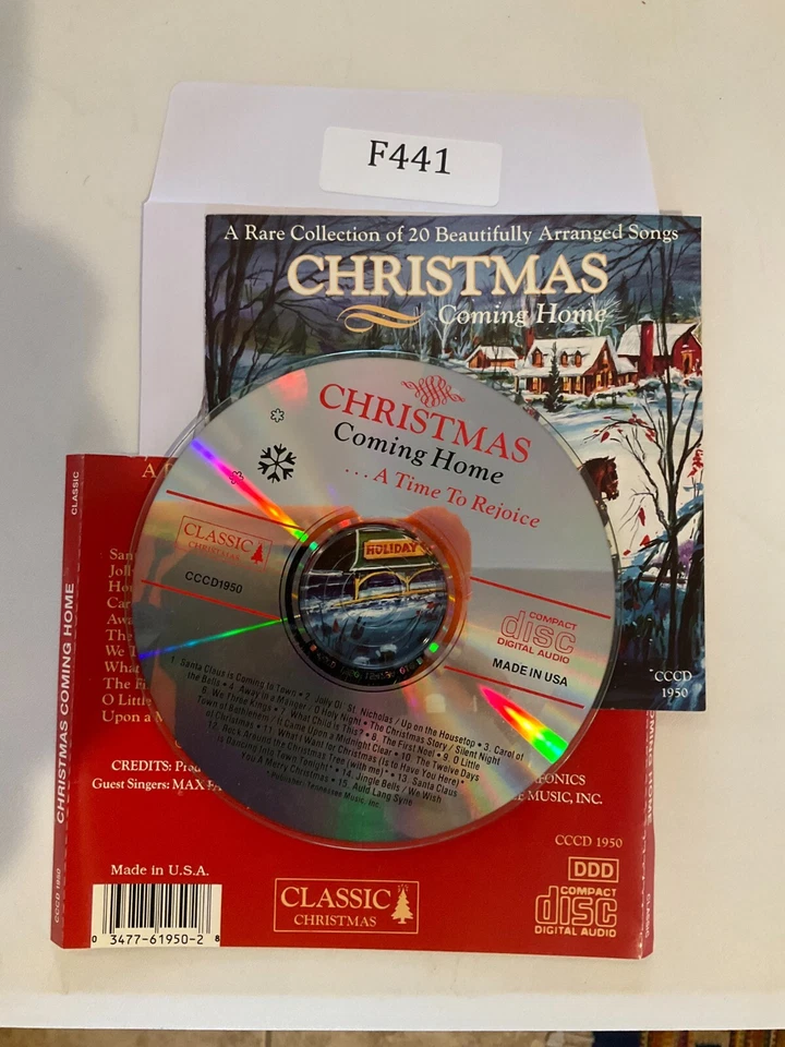 Christmas Coming Home 1992 Classic CD  No Case No Tracking #F441 Foto 1 de 1