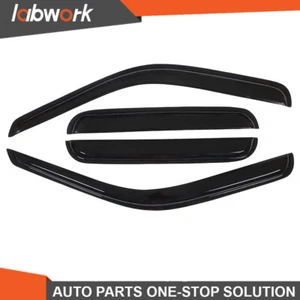 Viseras de ventana de laboratorio para Ford F250 F350 1999-2016 doble cabina parasol protectores de lluvia - Imagen 1 de 13