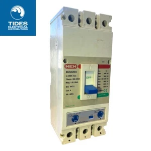 MEM 250 Amp Triple Pole 250A MCCB Circuit Breaker Switch Memshield MJHA2503 - Picture 1 of 2