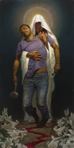 Black African American Forgiven II by Thomas Blackshear 6" x 10" Print - Picture 1 of 1