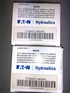 (1) ONE NEW EATON ET400DC-M230S ET400DCM230S Collet Crimp Hydraulic FREE S&H - Picture 1 of 1