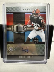 2023 Panini Legacy - Doppia Patch Autografi Argento FDA-24 Cedric Tillman /249  - Foto 1 di 2