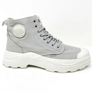 Palladium Pallakix Hi CVS Vapor White Mens Size 8 Boots 76691 073 - Picture 1 of 5