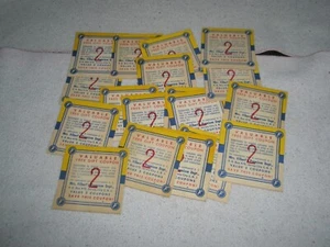 20 vintage MRS FILBERTS FREE GIFT PREMIUM COUPONS - Picture 1 of 7
