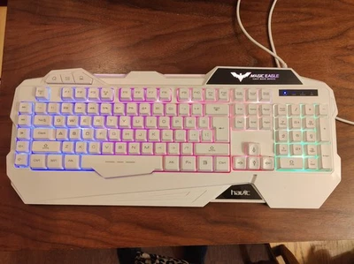 Havit Magic Eagle HV-KB558CM Gaming Keyboard Backlit USB Wired Game Series - Image 1 of 4