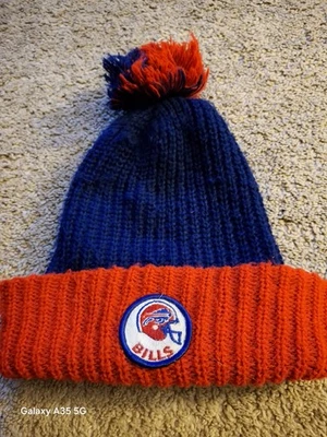 Casco rojo sombrero de invierno Buffalo Bills vintage  Foto 1 de 4