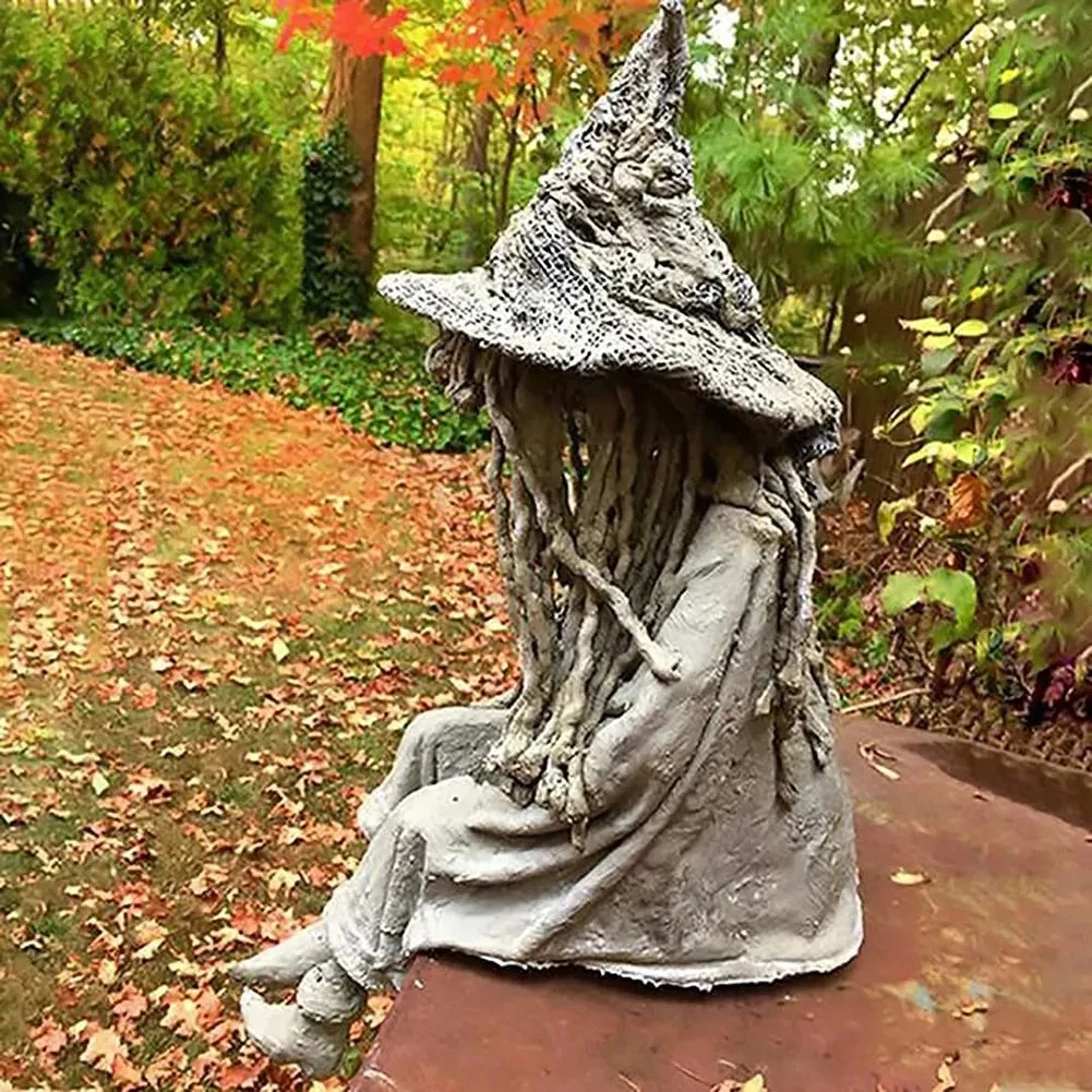 Mittelfinger Geist Statue, Harz Geist Halloween