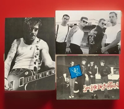SOCIAL DISTORTION Vintage RARE Fan Club Christmas Card & Postcards 1986 & 1991 - Image 1 of 4