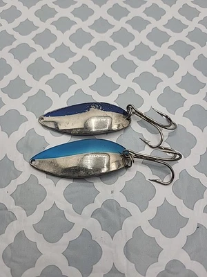 Iscas vintage para colher de pesca Little Cleo 3/4 oz - Imagem 1 de 4